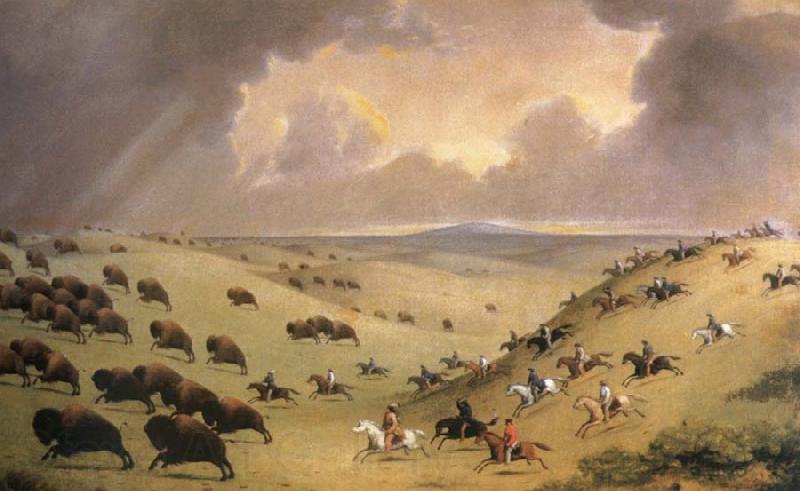 Paul Klee the buffalo hunt France oil painting art